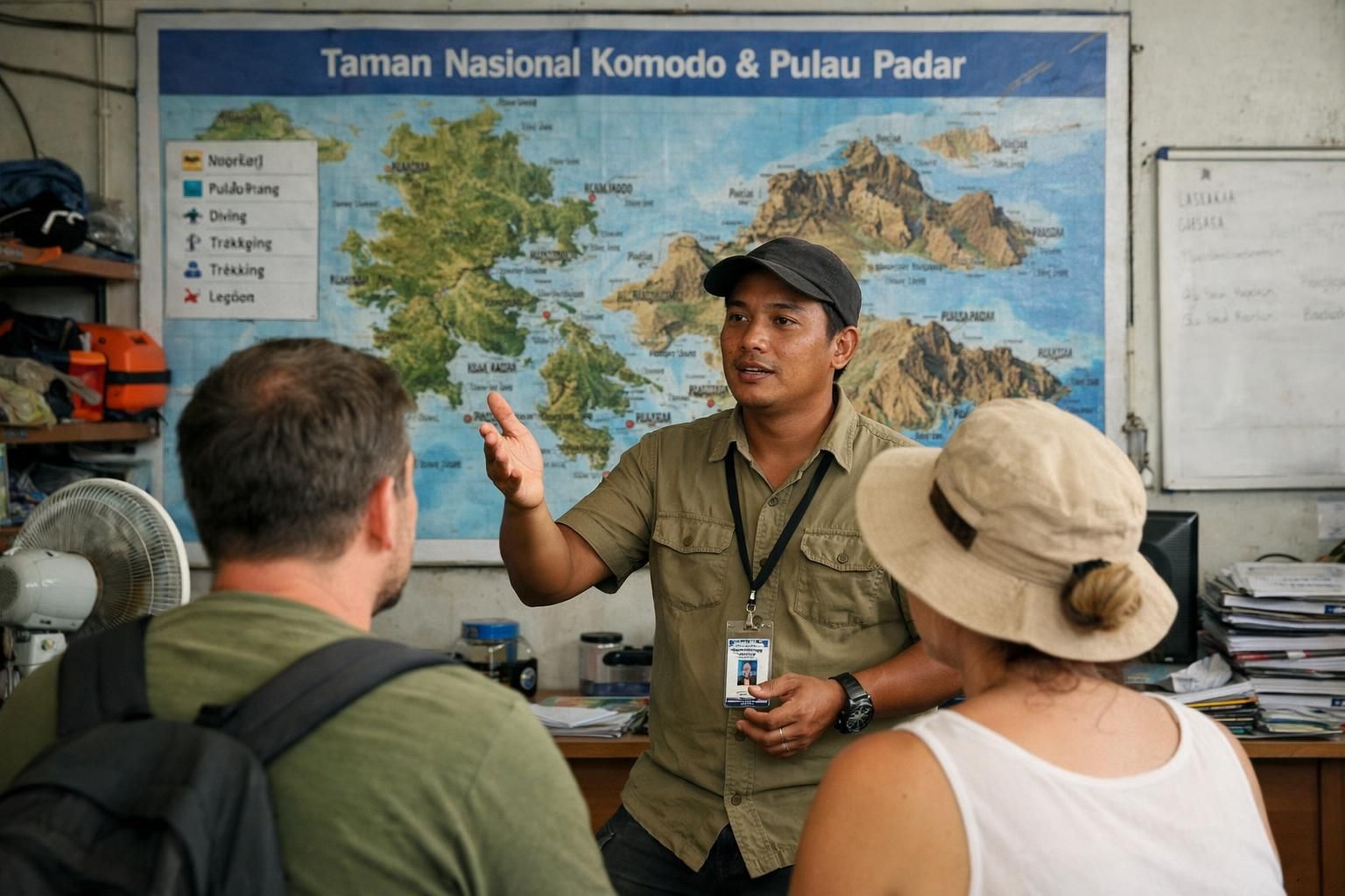 cuaca ekstrem di perairan labuan bajo menyebabkan penutupan sementara jalur wisata komodo dan pulau padar untuk keselamatan pengunjung.