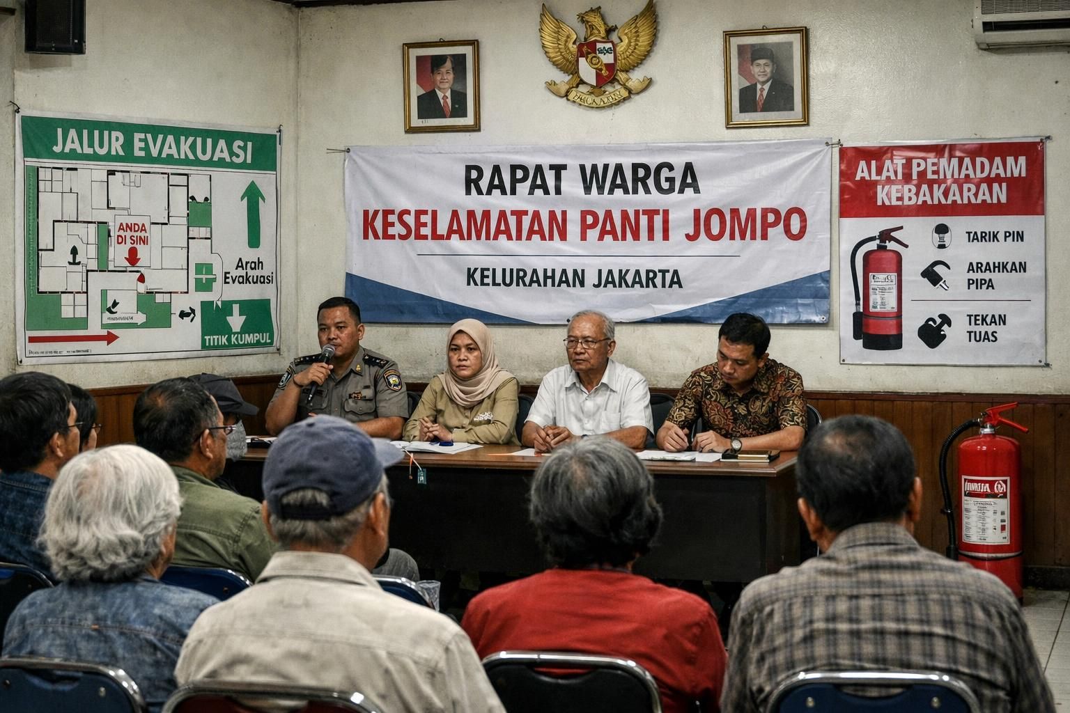 debat sosial di jakarta mengenai penanganan fasilitas lansia pasca insiden di manado, membahas langkah-langkah perbaikan dan perlindungan lansia.