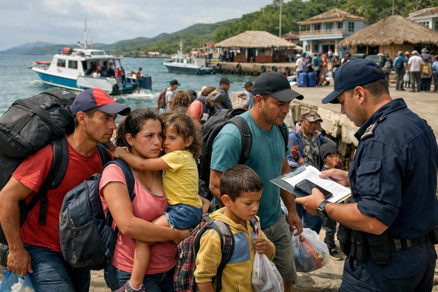 prediksi migrasi besar pengungsi venezuela ke kawasan karibia dan dampak sosial, ekonomi, serta politik yang ditimbulkannya di wilayah tersebut.