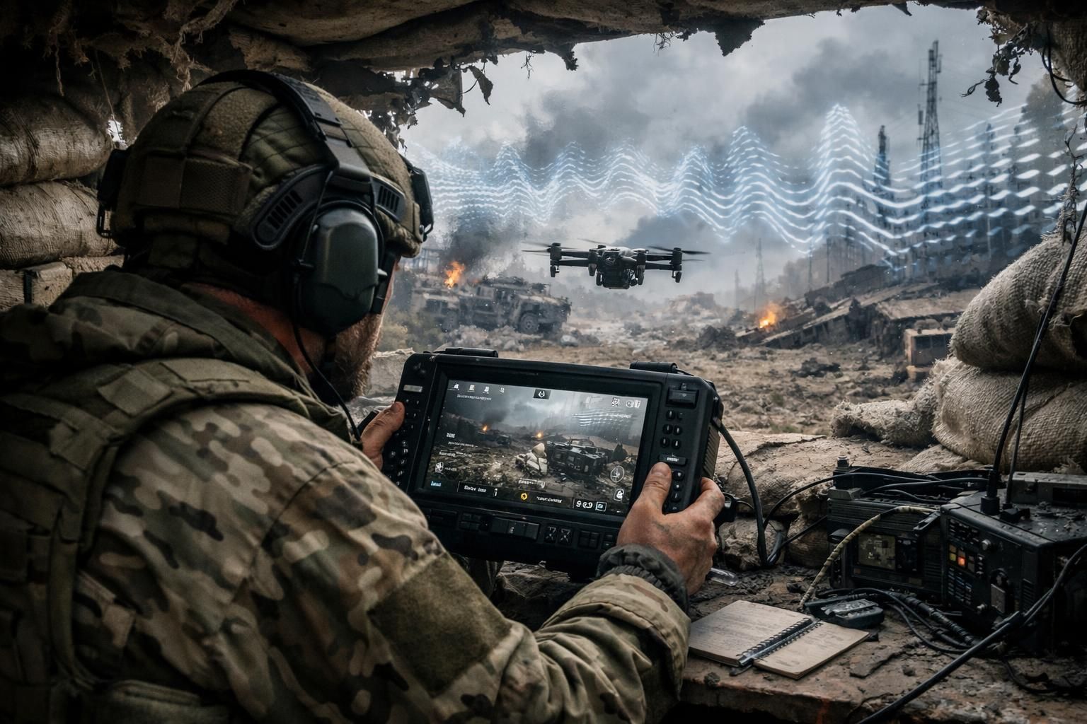 ikhtisar kondisi terkini front perang ukraina menjelang perundingan baru, dengan fokus pada ancaman dan penggunaan drone dalam konflik.