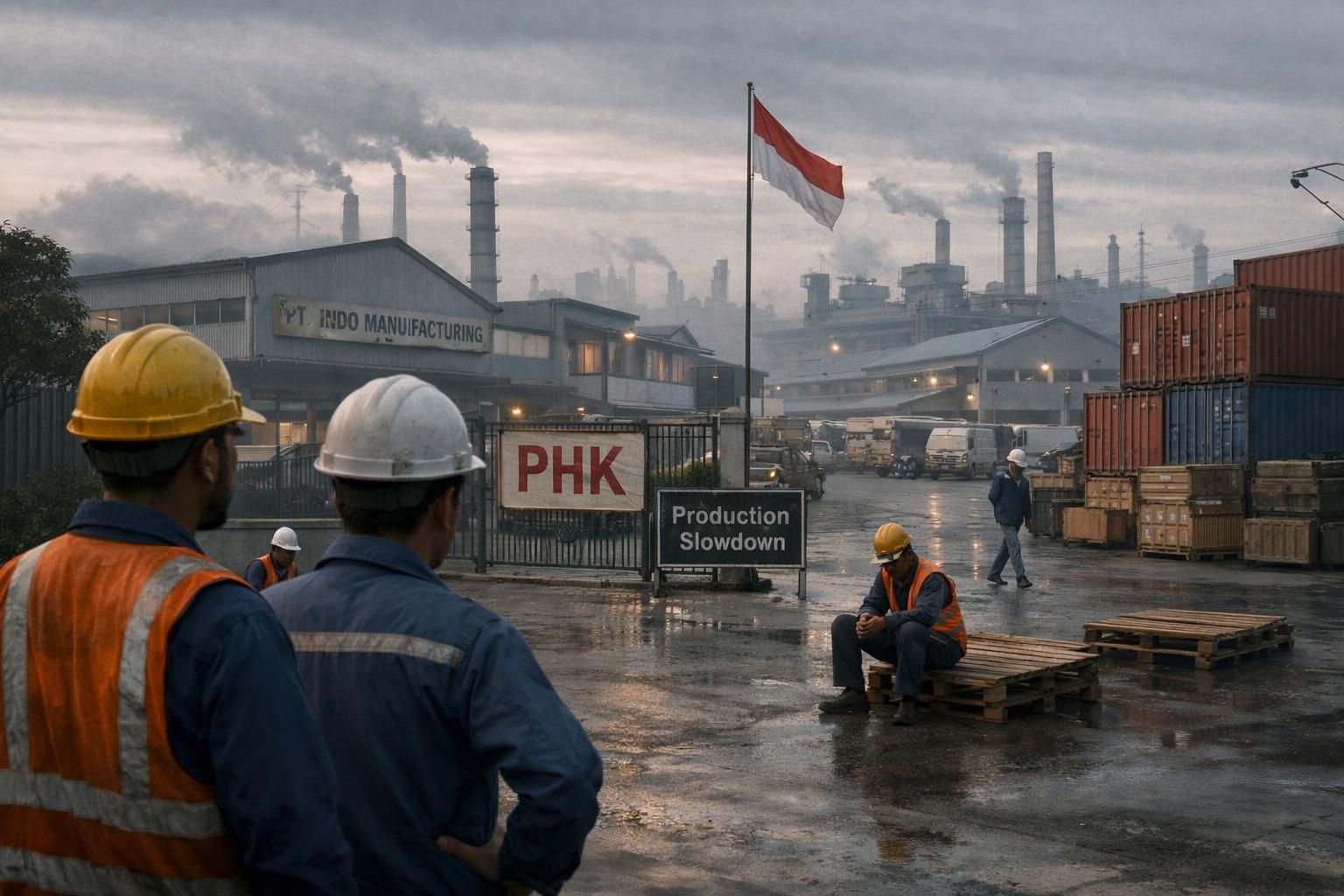 pasar tenaga kerja indonesia mengalami perlambatan dalam perekrutan di sektor manufaktur, menandai tantangan baru bagi pertumbuhan industri dan penciptaan lapangan kerja.