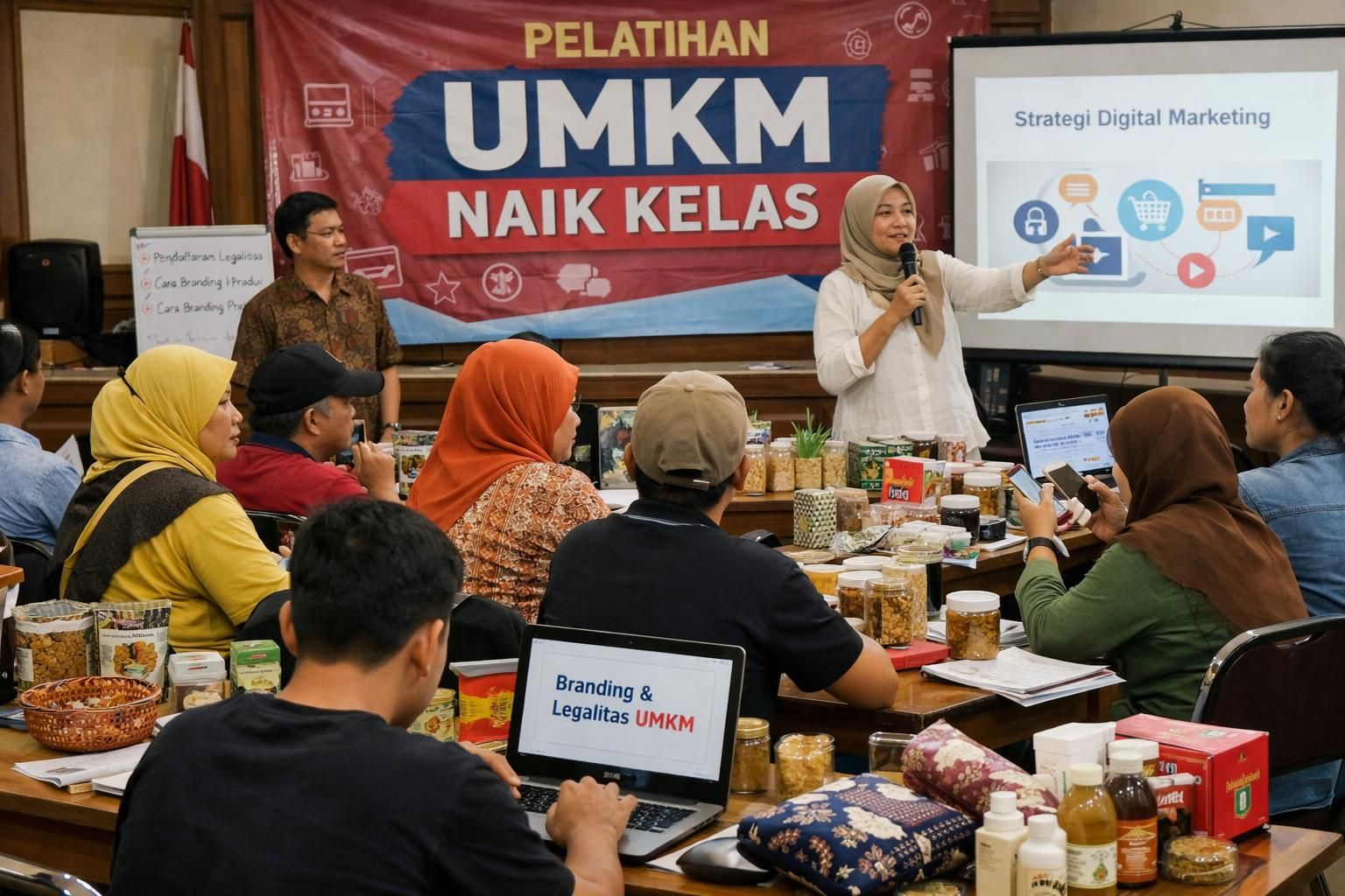 program pelatihan umkm yang diperluas oleh pemerintah indonesia bertujuan memperkuat ekonomi lokal melalui peningkatan keterampilan dan daya saing usaha mikro, kecil, dan menengah.