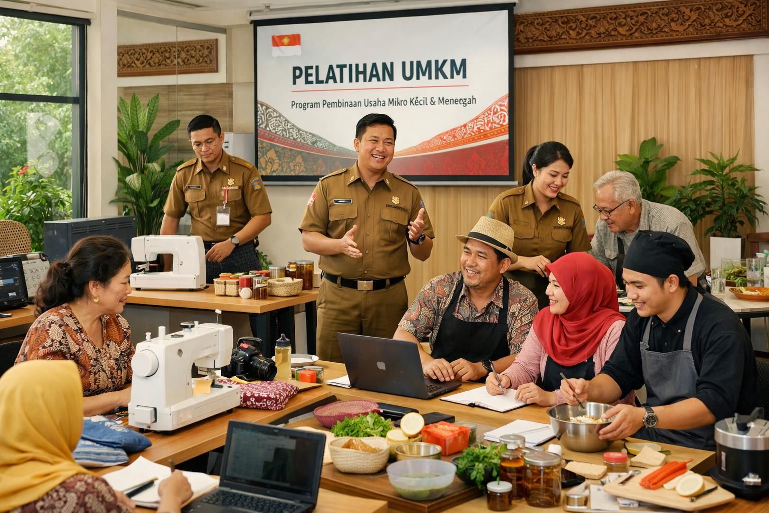 pemerintah indonesia memperluas program pelatihan umkm untuk memperkuat ekonomi lokal dengan meningkatkan keterampilan dan daya saing usaha mikro, kecil, dan menengah di seluruh negeri.