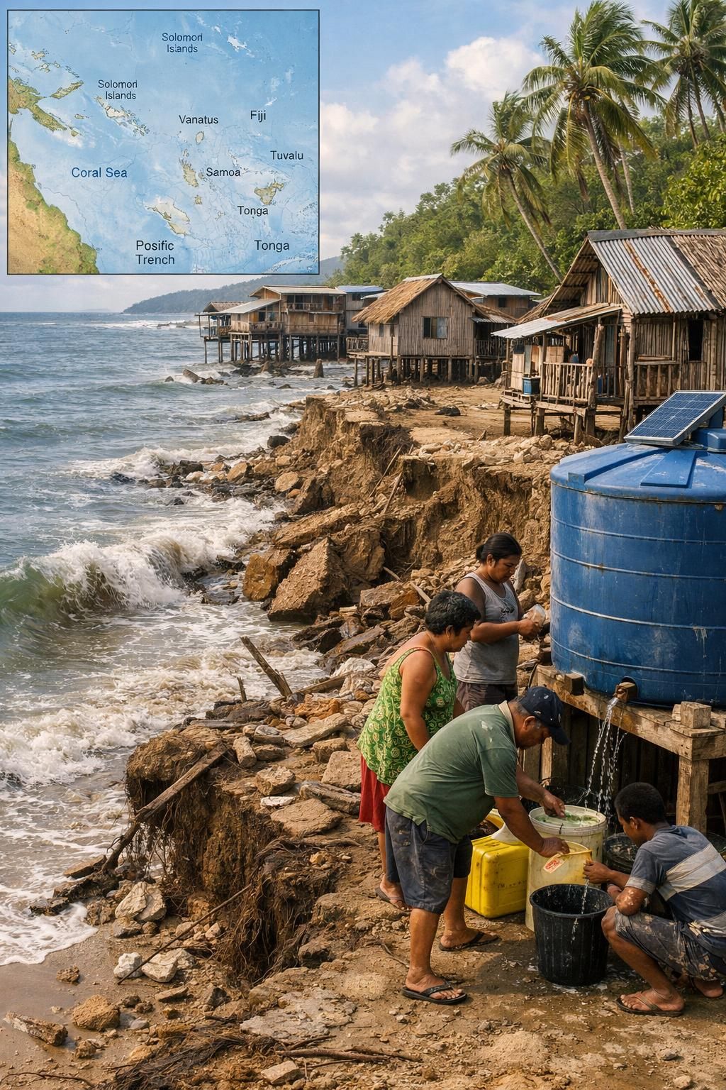pelajari risiko iklim yang dihadapi negara-negara pulau di pasifik dan strategi adaptasi efektif untuk mengatasi perubahan iklim demi keberlanjutan lingkungan dan kehidupan masyarakat.