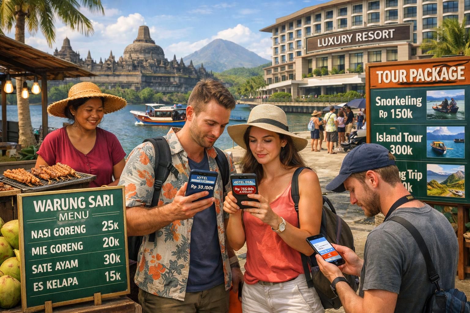 sektor pariwisata indonesia mengevaluasi ulang strategi harga untuk menarik kembali wisatawan setelah mengalami penurunan kunjungan.