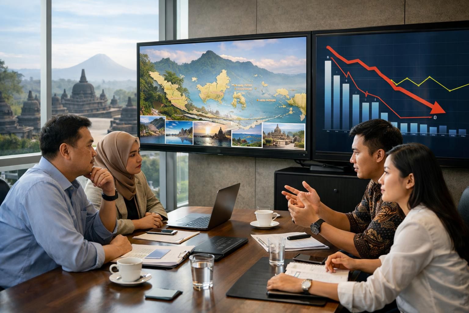 sektor pariwisata indonesia meninjau ulang strategi harga menyusul penurunan jumlah kunjungan wisatawan, berupaya menarik kembali minat dan meningkatkan pendapatan.