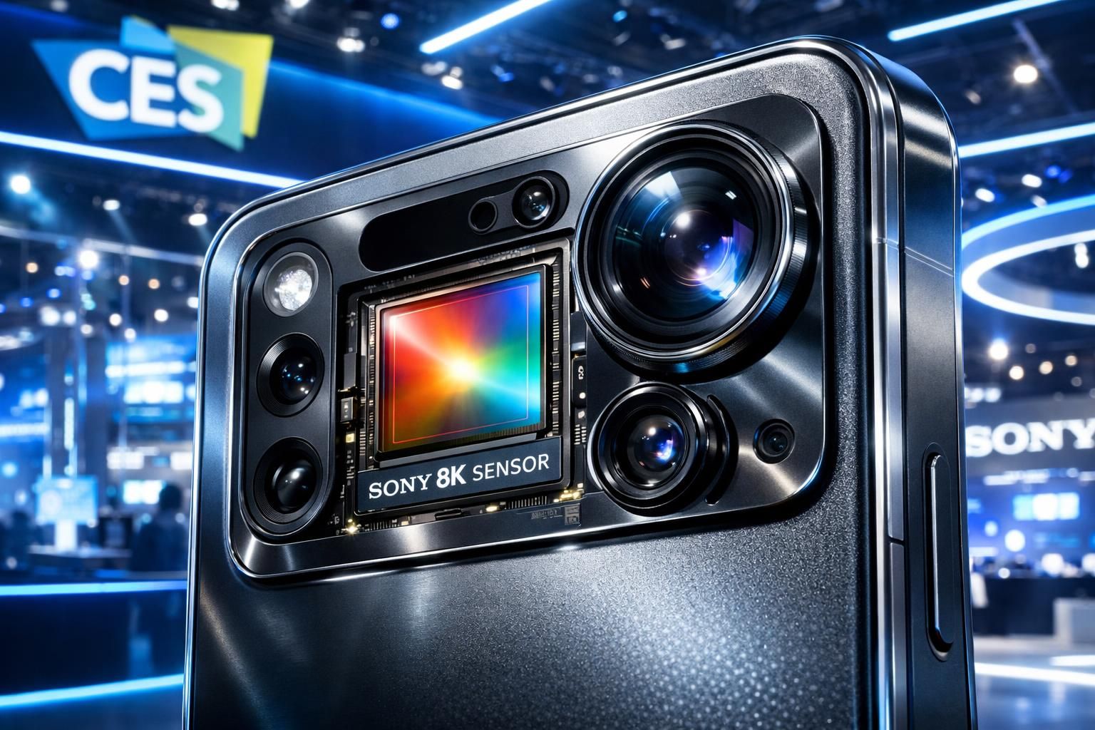 sony memperkenalkan sensor kamera terbaru untuk smartphone dengan kemampuan merekam video 8k di ces, menghadirkan inovasi teknologi fotografi mobile terbaik.
