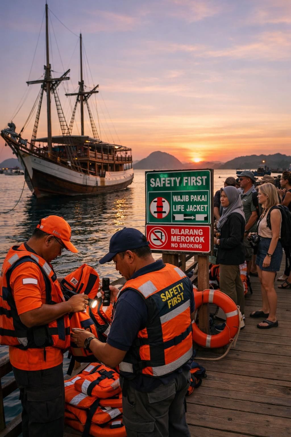 warga labuan bajo dan flores menyuarakan keprihatinan mereka terhadap lemahnya pengawasan kapal wisata yang dapat berdampak negatif pada lingkungan dan keselamatan pelayaran.