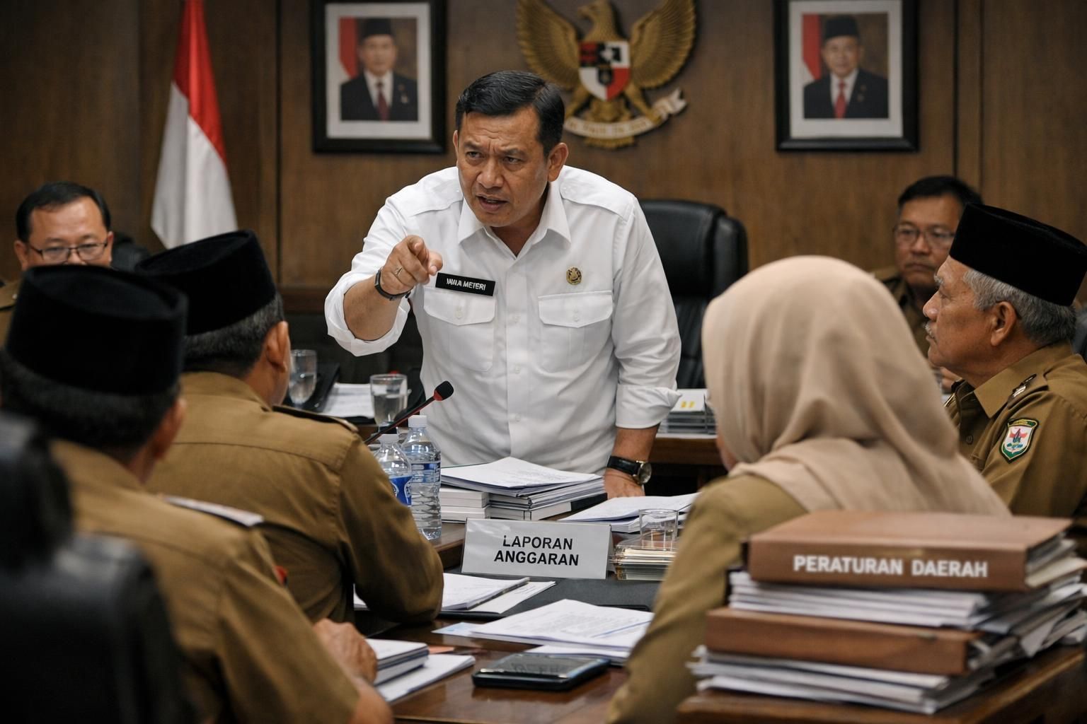 sindiran tajam dari wamendagri kepada bupati fadia yang mengaku tidak memahami aturan, menyoroti pentingnya kepatuhan dan pengetahuan dalam menjalankan tugas pemerintahan.