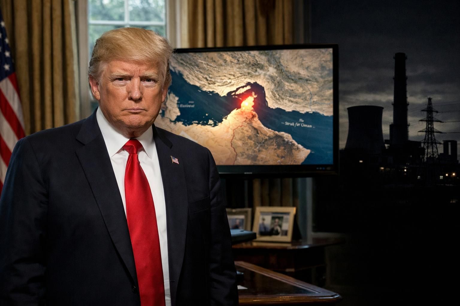 trump memberikan ultimatum kepada iran untuk membuka selat hormuz atau menghadapi serangan dari as yang akan melumpuhkan pembangkit listrik, lapor bbc.