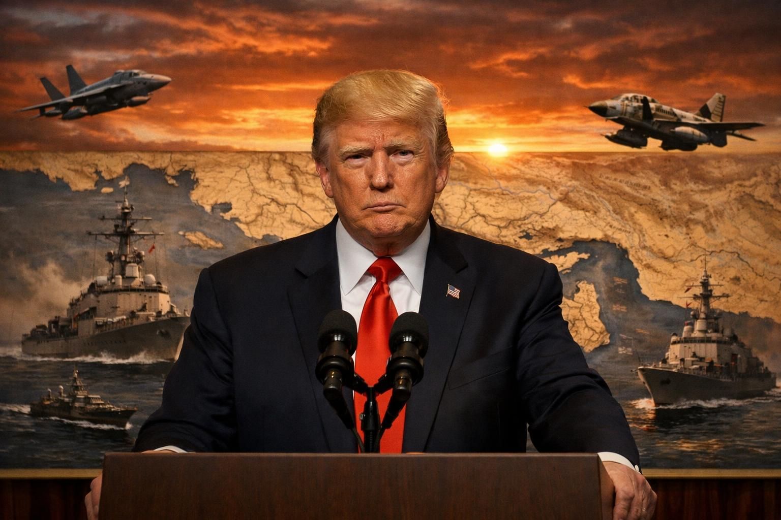 trump memperingatkan serangan terhadap iran yang 20 kali lebih dahsyat jika selat hormuz terus ditutup, menegaskan ketegangan meningkat di wilayah tersebut.