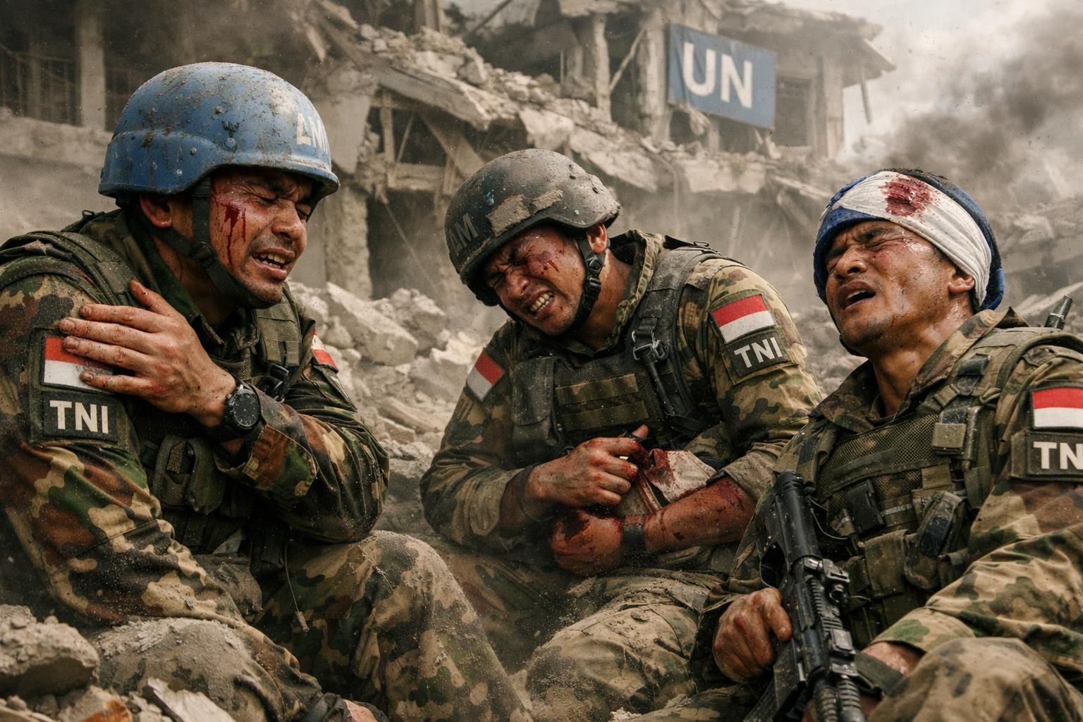 tiga prajurit tni terluka akibat ledakan di markas pbb di lebanon. baca berita lengkapnya di kompas.com untuk informasi terkini dan detail kejadian.