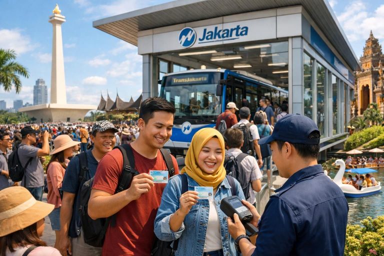 rayakan hut jakarta dengan menikmati transum dan tempat wisata gratis khusus warga non-dki yang memiliki ktp. nikmati berbagai kegiatan seru dan destinasi menarik tanpa biaya!