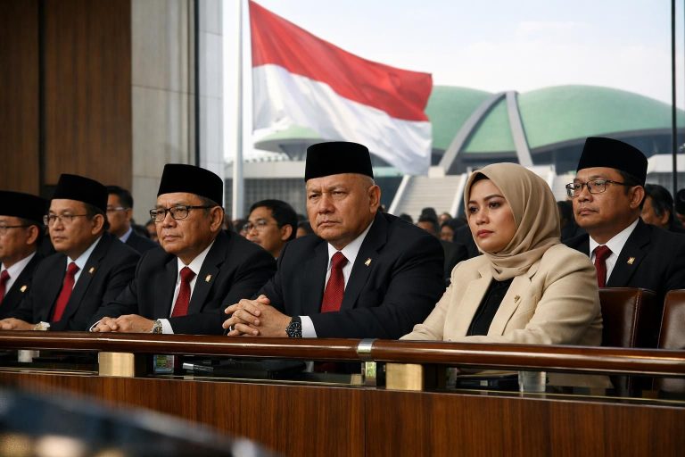 botok pati dan rekan hadir dalam rapat paripurna dpr yang berlangsung di balkon pada 27 agustus, liputan lengkap hanya di detiknews.