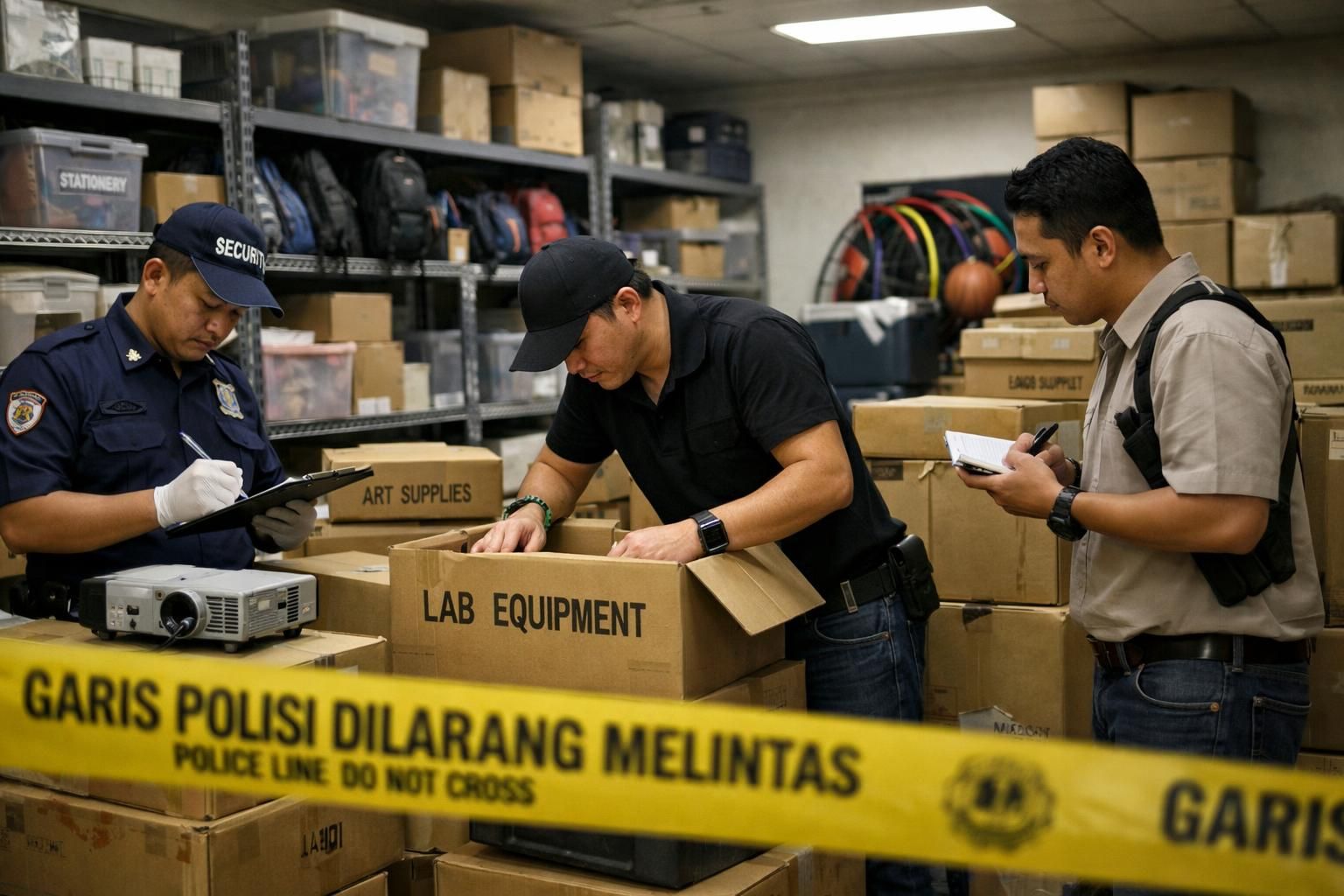 analisis mendalam dari dua pihak tentang sengketa yayasan terkait ratusan senjata yang ditemukan di sekolah, hanya di detiknews.