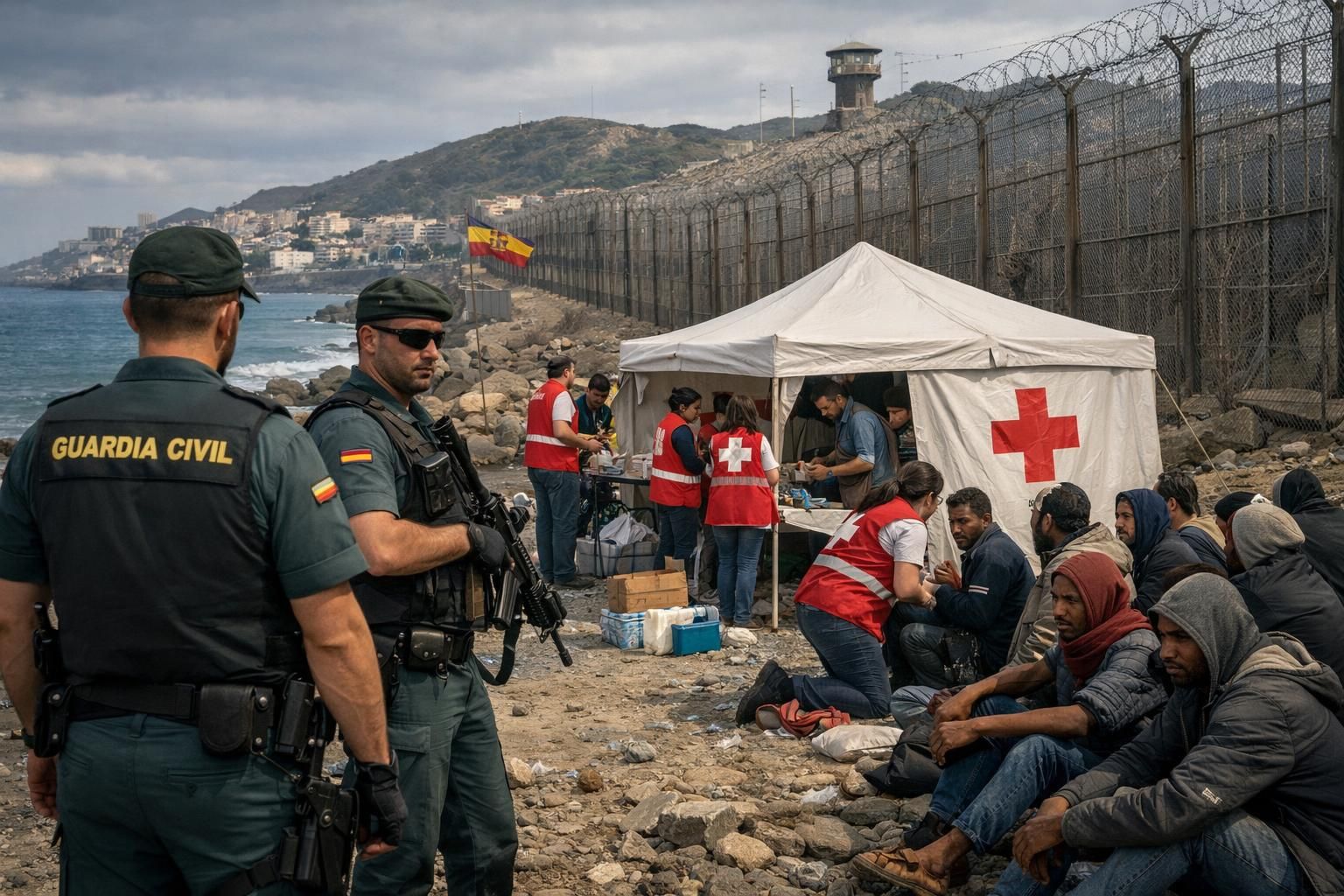 spanyol mengutuk sikap negara-negara eropa terkait krisis migran gelap di ceuta, menyoroti ketegangan dan tantangan kemanusiaan di perbatasan.